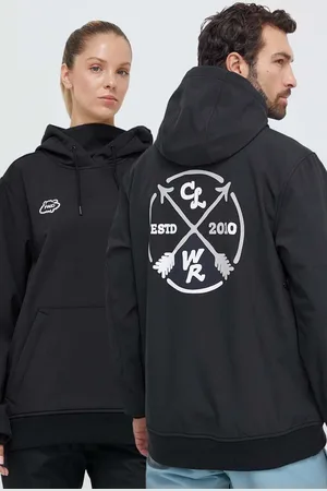 Colour Wear Felpa da sport Est 2010 con cappuccio