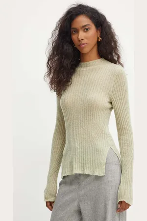 HUGO BOSS Maglione in lana donna colore beige 50519155