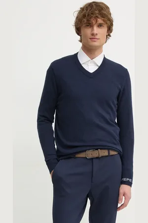 Pepe Jeans Maglione in misto lana NEW ANDRE V NECK uomo colore PM702468