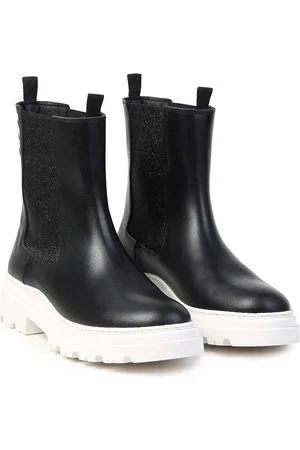 Karl Lagerfeld Stivaletti chelsea in pelle bambini colore Z30308