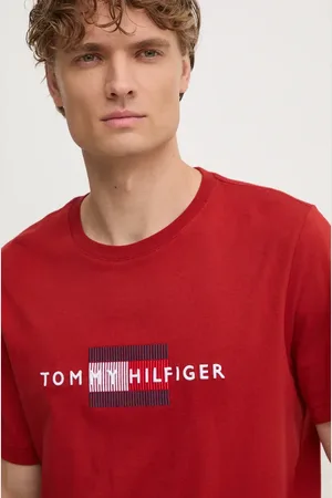 Tommy Hilfiger T-shirt in cotone uomo colore con applicazione MW0MW36455