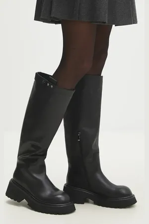 ANSWEAR Stivali in pelle donna colore