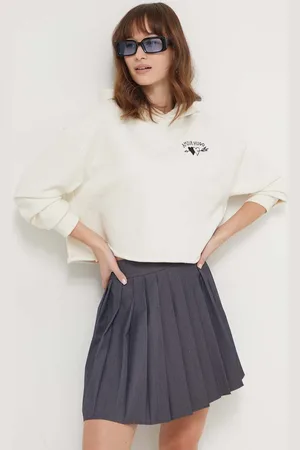 HUGO BOSS Felpa in cotone donna colore con cappuccio con applicazione