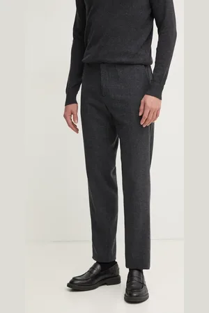 Benetton Pantaloni in misto lana colore 4NUXUF053