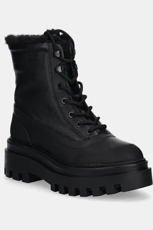 Calvin Klein Stivaletti alla caviglia FLATFORM LACE UP BOOT PADDED donna colore YW0YW01557