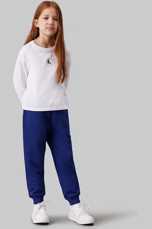 Calvin Klein Pantaloni tuta in cotone bambino/a SWEATPANTS colore IU0IU00285