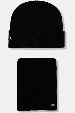 Lacoste Cappello e sciarpa di lana colore RB5385
