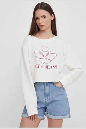 Pepe Jeans Felpa in cotone Lorelai donna colore