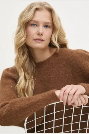 ANSWEAR Maglione in lana donna colore