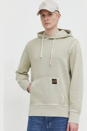 Superdry Felpa in cotone uomo colore con cappuccio
