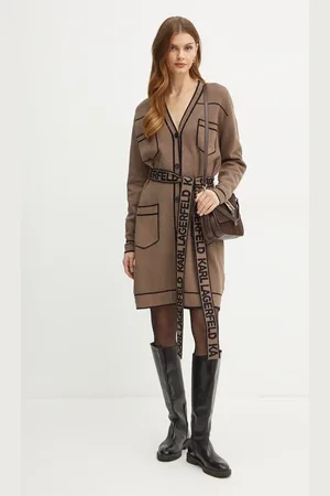 Karl Lagerfeld Cardigan con aggiunta di lana colore