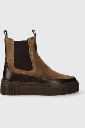 GANT Stivaletti chelsea in camoscio Snowmont donna 27553371.G240