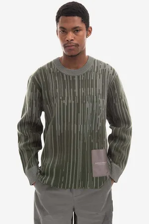 A-cold-wall* Maglione in lana Two-Tone Jacquard Knit
