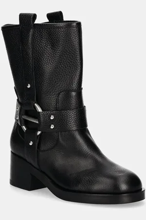 Karl Lagerfeld Stivaletti alla caviglia in pelle BROOKLYN donna colore KL41770
