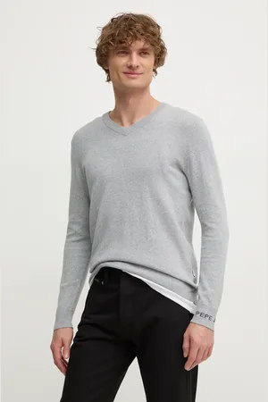 Pepe Jeans Maglione in misto lana NEW ANDRE V NECK uomo colore PM702468