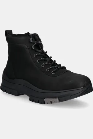 Calvin Klein Scarponi da trekking in pelle HYBRID WP BOOT LACEUP REBELLIOUS uomo colore YM0YM01077