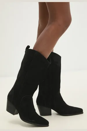 ANSWEAR Stivali cowboy in pelle scamosciata donna colore