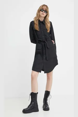 G-Star Vestito con aggiunta di lino colore