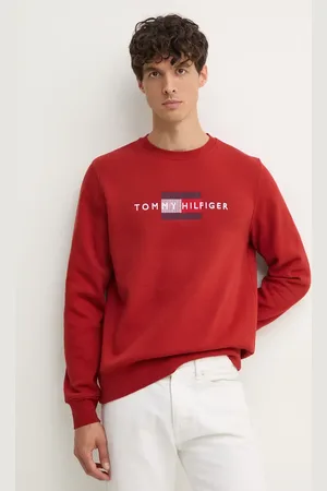 Tommy Hilfiger Felpa uomo colore con applicazione MW0MW35541