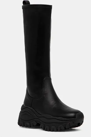 Buffalo Stivali Lola Stretch Boot Hi donna colore 1220055-BLK
