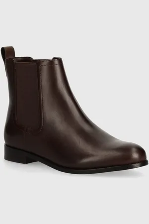 Ralph Lauren Stivaletti chelsea in pelle Brylee donna colore 802908354004