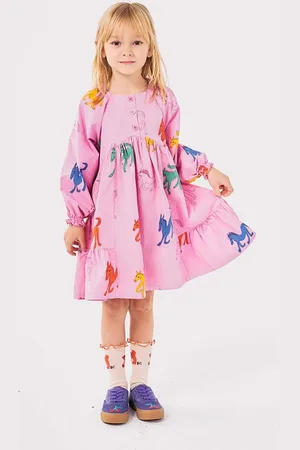 Bobo Choses Vestito di cotone bambina Wonder Horse colore 224AC110
