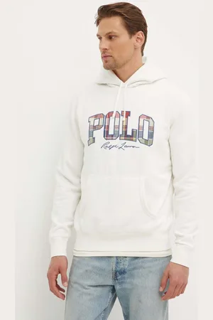 Ralph Lauren Felpa uomo colore con cappuccio con applicazione 710941854