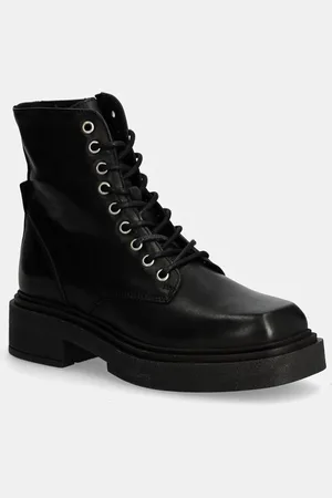 Steve Madden Stivali da motociclista in pelle Chiney donna colore SM11003204