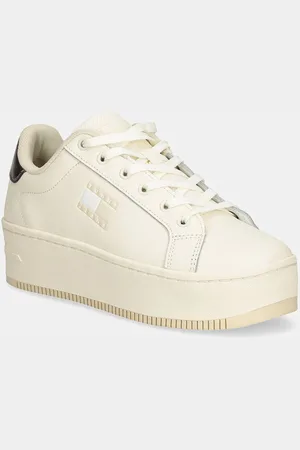 Tommy Hilfiger Sneakers in pelle TJW FLATFORM SNEAKER METALLIC colore EN0EN02711