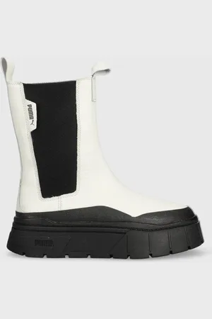 PUMA Stivaletti chelsea in pelle Mayze Stack donna