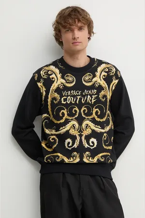 VERSACE Felpa in cotone uomo colore 77GAI3RB FS182