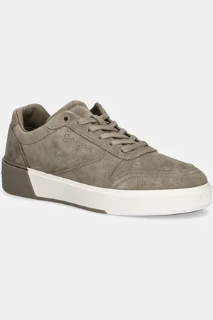 Calvin Klein Sneakers in camoscio LOW TOP LACE UP BSKT SUE colore HM0HM01591