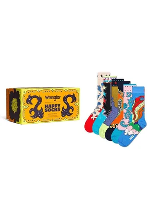 Happy Socks Calzini Wrangler 6-pack Rodeo Days Gift pacco da 6 colore P002274