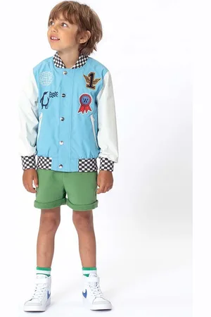 GOSOAKY Giacca bomber bambini WHITE WORM colore