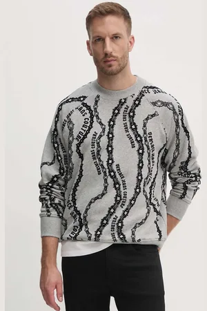 VERSACE Felpa in cotone uomo colore 77GAI3X0 FS176