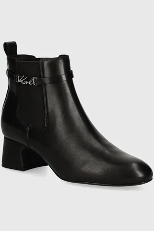 Karl Lagerfeld Stivaletti chelsea in pelle BONNIE donna colore KL30344