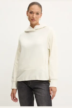 HUGO BOSS Felpa donna colore con cappuccio 50524545