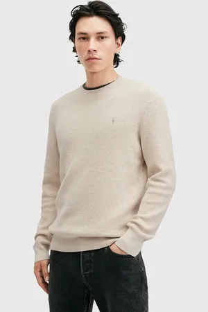AllSaints Maglione in misto lana ASPEN CREW uomo colore grigio M089KB