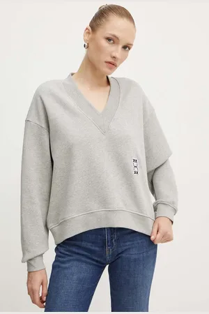 Pinko Felpa in cotone donna colore con applicazione 103724 A23C
