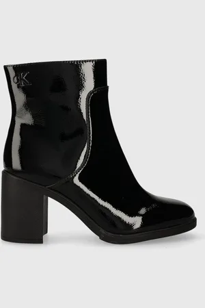 Calvin Klein Stivaletti alla caviglia MID BLOCK HEEL BOOT NAPLAK WN donna YW0YW01258