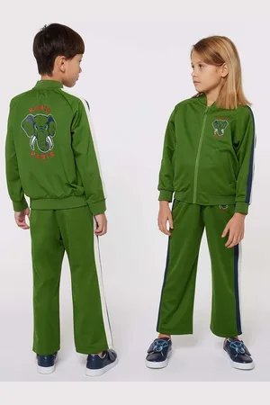 Kenzo Felpa per bambini colore con applicazione K60701
