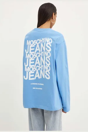 Moschino Top a maniche lunghe in cotone colore 1205.8234