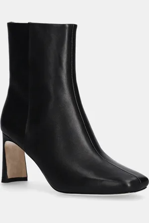 Guess Stivaletti alla caviglia in pelle BOOTIE EMBELLISHMENT donna colore 4BGZ27 7103A