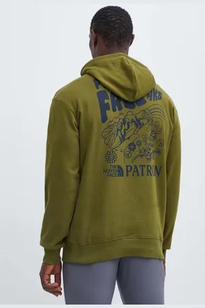 The North Face Felpa in cotone uomo colore con cappuccio NF0A87DVPIB1
