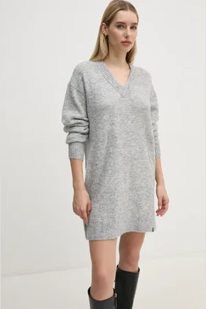 Calvin Klein Vestito con aggiunta di lana colore J20J224638