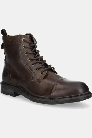 Jeep Scarpe in pelle WOODLAND BOOT uomo colore JM42040A