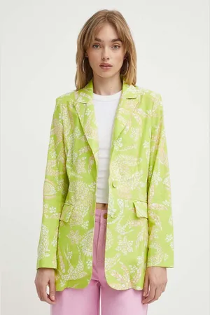 Never Fully Dressed Giacca in lino misto colore