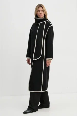 Bruuns Bazaar Cappotto in lana VioletBBAbulas coat colore BBW4143