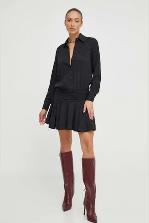 Pinko Vestito con aggiunta di seta colore