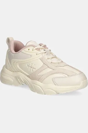 Calvin Klein Sneakers RETRO TENNIS LOW LACE ML MIX colore bianco YW0YW01566